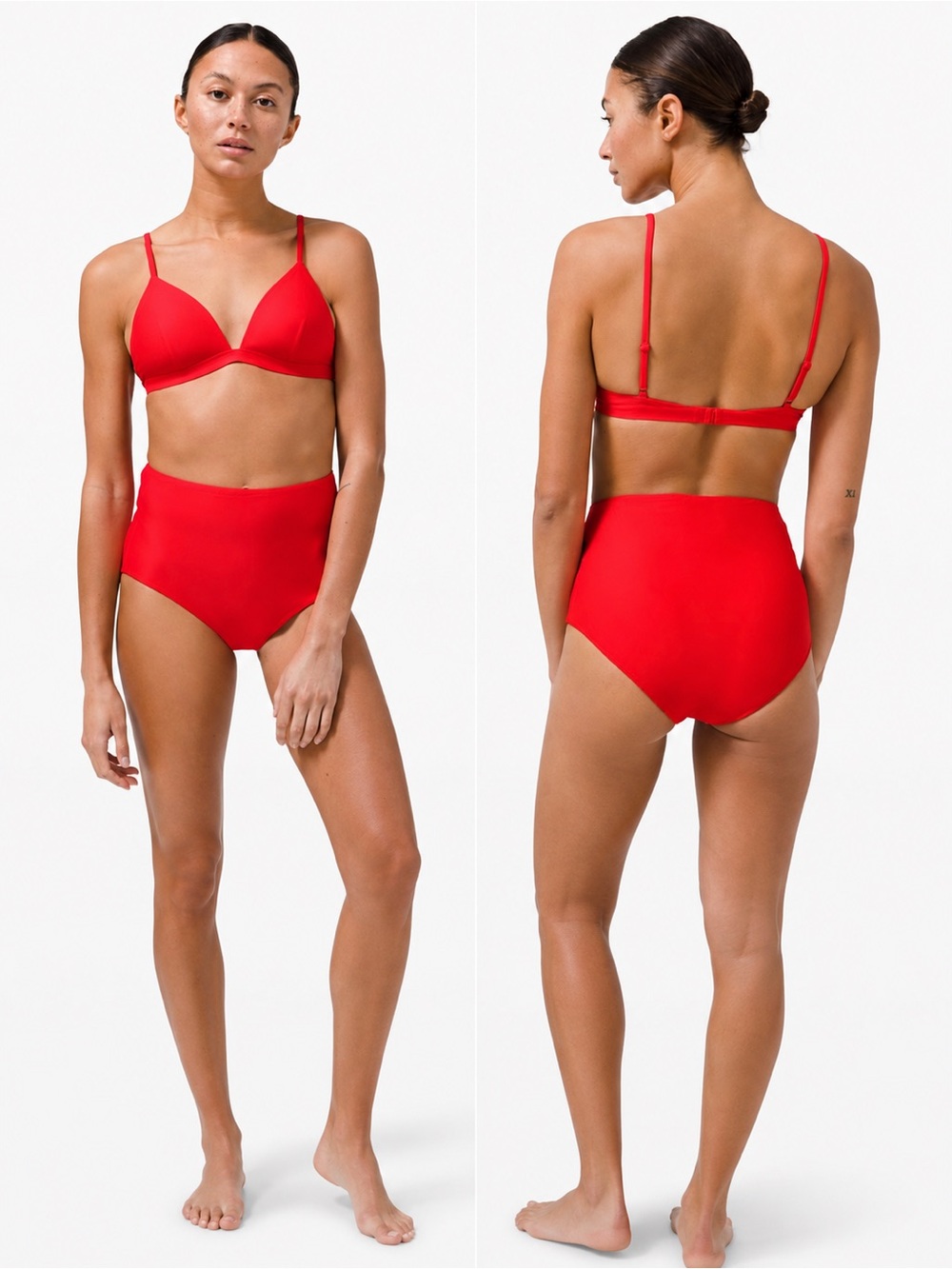 NWOT Lululemon Waterside Bikini True Red